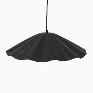 Products: Crimped Pendant Large - Black and Gold