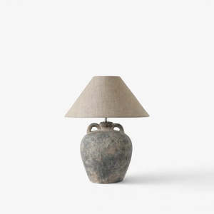 Emilia Small Table Lamp - Aged Grey