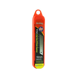 Products: Sterling 18mm Snap off Blade 10 pack - Shieldcoat NZ