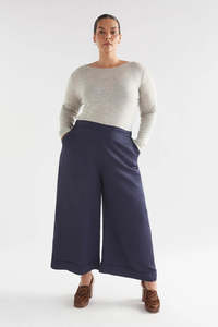 Elk: Wide Leg Culottes | Moonlight