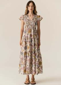 Pol: Marla Shirred Dress