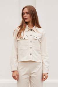 Rue De Femme: Asmita Jacket | Off White