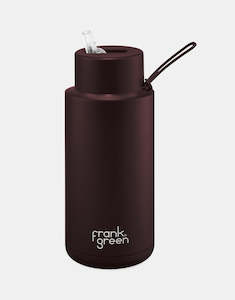 Gifts: Frank Green 34oz/1000ml Reusable Bottle Straw Chocolate