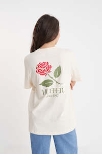 Huffer: Huffer Relax Tee 190/Frame Ecru