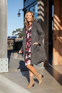 Elm Jordan Coat Charcoal