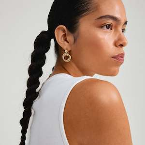 Pilgrim Agni Earrings Gold Plated