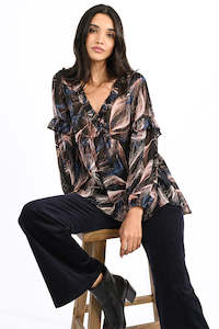 Molly Bracken Woven Blouse Black Lucie