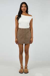 All Bottoms: All About Eve Becca Skirt Cocoa