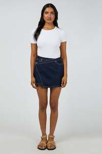 All About Eve Lenni Mini Skort Indigo