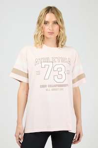 Tees: All About Eve Athletica Relaxed Tee Lilac