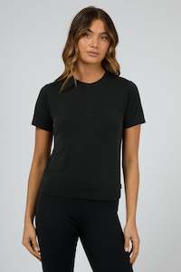All About Eve Luxe Active Tee Black