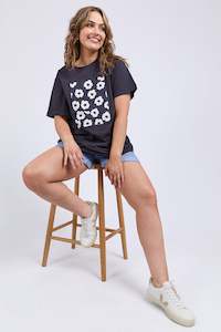 Elm Azalea Tee Navy