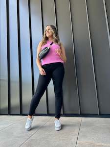 Shine On Label Sculpt Denim Black