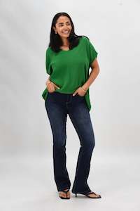 Shine On Label Sculpt Bootleg Jeans Full Length Super Dark Indigo V2