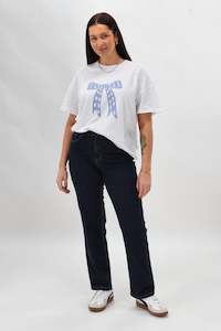 Shine On Label Jase Straight Jean Raw Indigo