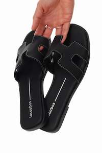 Los Cabos: Los Cabos Hacette Sandal Black