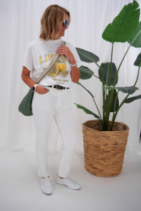 Elm Ada Jean Vintage White