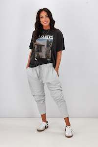 Silent Theory Flow Pant Grey Marle