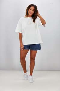 Silent Theory Core Oversized Tee White