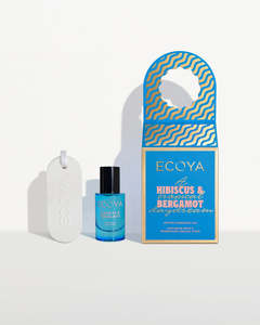 Ecoya Hibiscus & Bergamont Festive Fragrance Duo