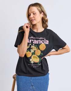 Cheryls Favourites: Foxwood Arancia Tee Washed Black
