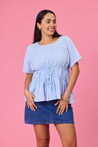 Ayva Lola Top Light Blue