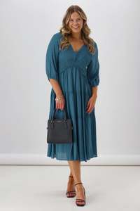 Gloss The Label Alouette Dress Blue