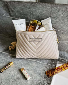 Louenhide: Louenhide Positano Cosmetic Case Pearl White