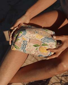 Louenhide Bambi Makeup bag Lemon Print