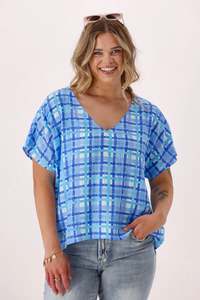 Sale: Shine On Label Anais Top Check