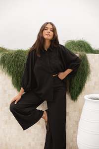 Betty Basics Sale: Betty Basics Rosalind Shirt Black