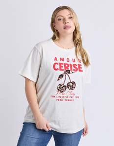 Best Sellers: Elm Armour Cerise Tee Marshmallow