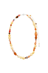 Best Sellers: Pilgrim Iris Necklace Silver Plated Multi