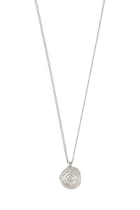 Best Sellers: Pilgrim Air Coin Necklace Silver Plated