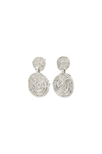 Pilgrim Air Earrings Silver Plated