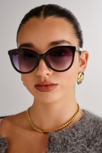 Le Specs: Le Specs The Muse Sunglasses Black