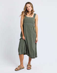 All Dresses: Foxwood Sage Dress Khaki