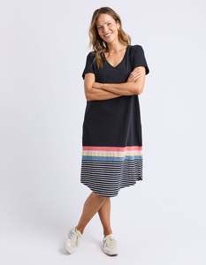 All Dresses: Elm Terra Tee Dress Washed Black