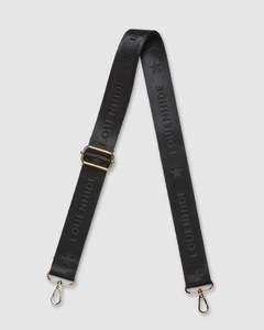 Louenhide Logo Guitar Strap Black