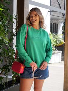 Hoodies Crews: Foxwood Simplified Crew Bright Green