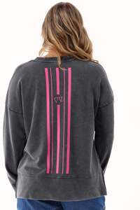 Hoodies Crews: Rebel Club Soaring Crew Charcoal