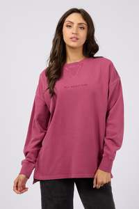 All About Eve AAE Washed Relaxed Crew Blush