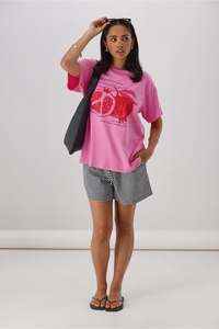 Sale Tees: All About Eve Pomegranate Tee Pink