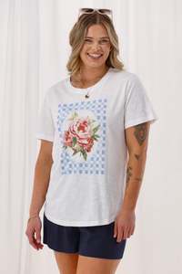 Sale Tees: Sunday Boho Matilda Tee White