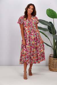 Sale Dresses: Sunday Boho Ava Dress Garden Floral