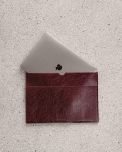 Louenhide Brooke Laptop Slip Burgundy Patent
