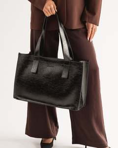Louenhide Riley Tote Bag Black Patent