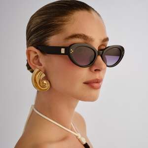 Le Specs: Le Specs Tootsie Sunglasses Black