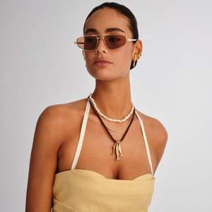 Le Specs Treasure Sunglasses Gold