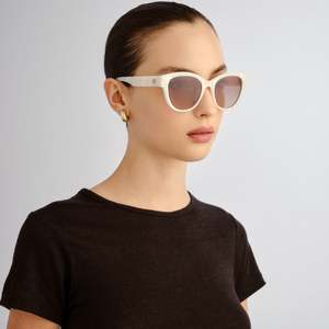 Le Specs: Le Specs Majestic Sunglasses White Marble